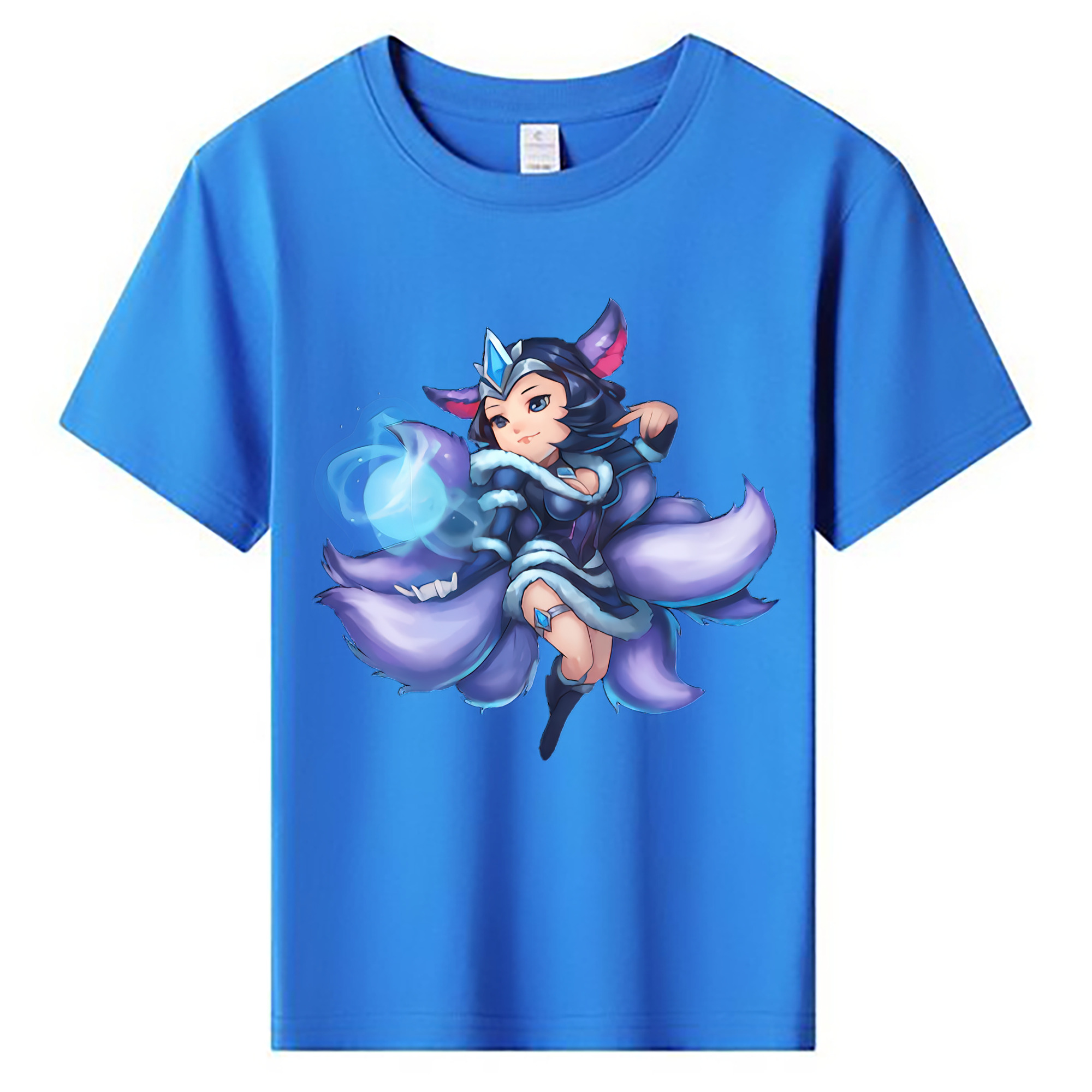 （画像用） リーグ・オブ・レジェンド League of Legends LOL 綿100％キッズTシャツ（フロントプリント）